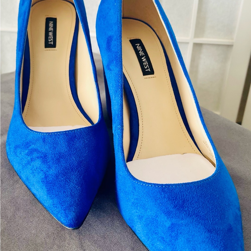 Nine West Cara Pump Royal Blue Size  US 11M